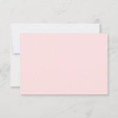 Pink Leopard Print Custom UAWG RSVP Karte (Rückseite)