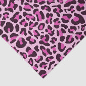 Pink Leopard Print Decoupage Tissue Paper Seidenpapier (Ausschnitt)