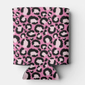 Pink Leopard Print Dosenkühler (Rückseite)