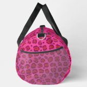 Pink Leopard Print Duffle Bag (Rechts)