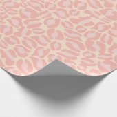 Pink Leopard Print Geschenkpapier (Ecke)