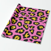 Pink Leopard Print Geschenkpapier (Ungerollt)