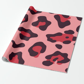 Pink Leopard Print Geschenkpapier