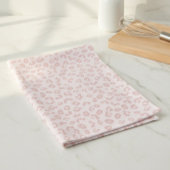 Pink Leopard Print Geschirrtuch