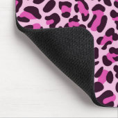 Pink Leopard Print Girly Trendy Mouse Pad Pads Mousepad (Ecke)