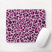 Pink Leopard Print Girly Trendy Mouse Pad Pads Mousepad (Mit Mouse)