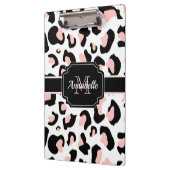 Pink Leopard Print Klemmbrett (Links)