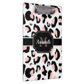 Pink Leopard Print Klemmbrett (Rechts)