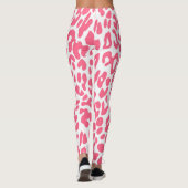 Pink Leopard Print Leggings (Rückseite)