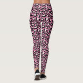 Pink Leopard Print Leggings (Rückseite)