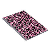 Pink Leopard Print Notizblock (Rechte Seite)