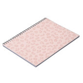 Pink Leopard Print Notizblock (Linke Seite)
