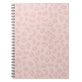 Pink Leopard Print Notizblock (Vorderseite)