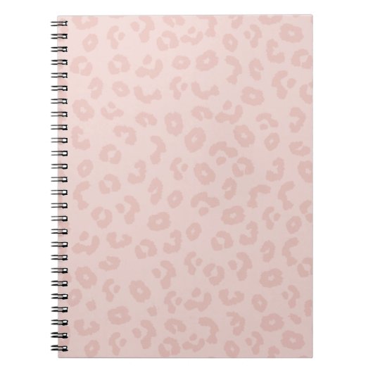 Pink Leopard Print Notizblock (Vorderseite)