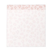 Pink Leopard Print Notizblock (Vorderseite)