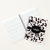 Pink Leopard Print Notizblock (Innenseite)