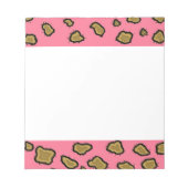 Pink Leopard Print Notizblock (Vorderseite)