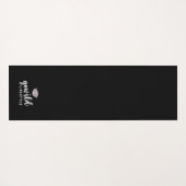 PINK LEOPARD PRINT Öko-freundlicher Yoga Mat Yogamatte (Rückseite (Horizontal))