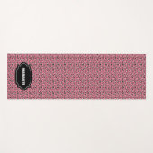 PINK LEOPARD PRINT Öko-freundlicher Yoga Mat Yogamatte (Vorderseite (Horizontal))