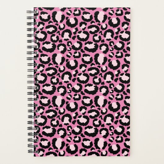 Pink Leopard Print Planer (Vorderseite)