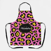 Pink Leopard Print Schürze (Vorderseite)