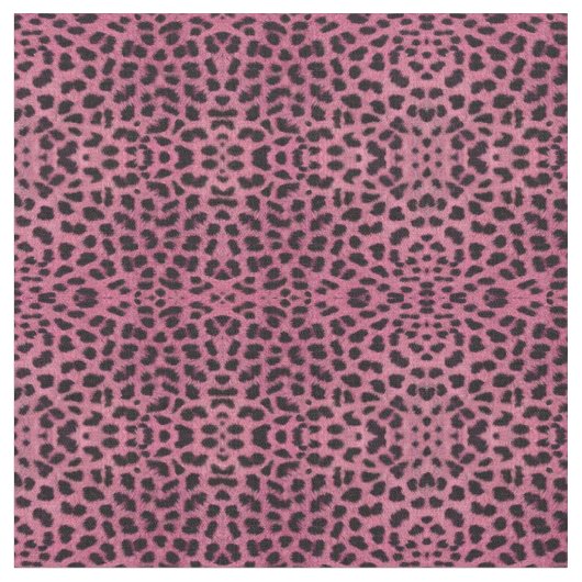 Pink Leopard Print Stoff (Nahaufnahme)