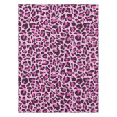 Pink Leopard Print Tableclout Tischdecke (Vorderseite)