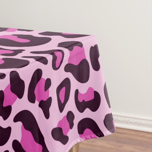 Pink Leopard Print Tableclout Tischdecke (Beispiel)