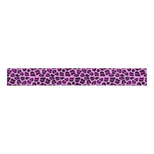 Pink Leopard Ripsband (Vorderseite)