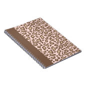 Pink Leopard School Notebook Journal Geschenk Notizblock (Rechte Seite)