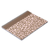 Pink Leopard School Notebook Journal Geschenk Notizblock (Linke Seite)
