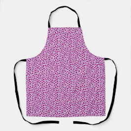 pink leopard skin pattern schürze