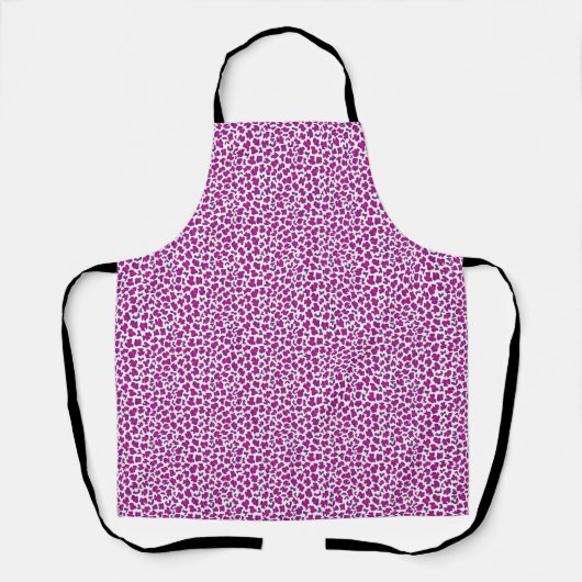 pink leopard skin pattern schürze (Vorderseite)