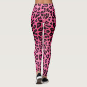 Pink Leopard Sparkle Leggings (Rückseite)
