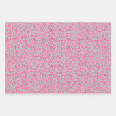 Pink Leopard Spots Geschenkpapier Set (Vorderseite 3)