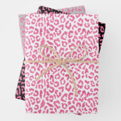 Pink Leopard Spots Geschenkpapier Set (Beispiel)