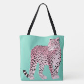 Pink Leopard Tasche (Rückseite)