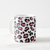 Pink-Leopard-Tasse Kaffeetasse (Vorderseite Links)