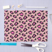 Pink Leopard Tierdruck Seidenpapier (Handwerk)