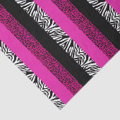 Pink-Leopard und Zebra-Tierdruck Seidenpapier (Ausschnitt)