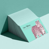 Pink Leopard Visitenkarte