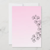 Pink Lets Brunch, Brunch und Bubbles Einladung (Rückseite)
