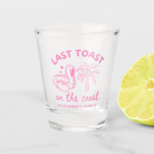 Pink Letzter Toast Junggeselinnen-Abschied Shotgla Schnapsglas