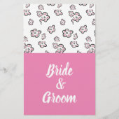 PINK-LIEBE DER SCHÜRZE-DUSCHE-SPIELKARTE FLYER (Hinten)