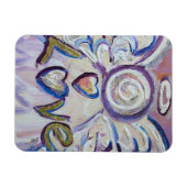 Pink Liebe Guardian Angel Word Magnet (Horizontal)