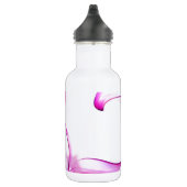 Pink-Liebe-Herz Edelstahlflasche (Rechts)