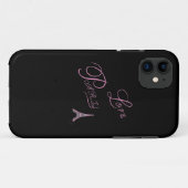 Pink-Liebe-Paris-Eiffel-Tower-einzigartig Case-Mate iPhone Hülle (Rückseite (Horizontal))