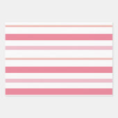Pink Liebe Weihnachtswrapping Paper Geschenkpapier Set (Vorderseite 2)
