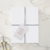 Pink Liebt dich Mama Muttertag Geschenkanhänger (Mit Garn)