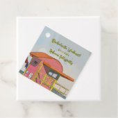 Pink Lifeguard Vibes Bachelorette Wochenende Geschenkanhänger (Beispiel)